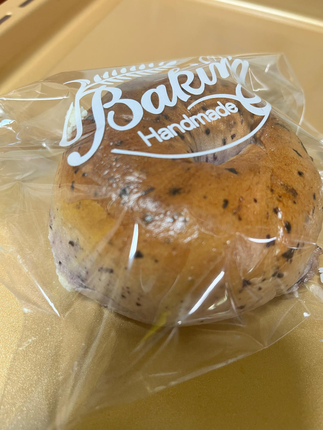 奶香蓝莓乳酪贝果💗新鲜水果香气🥯