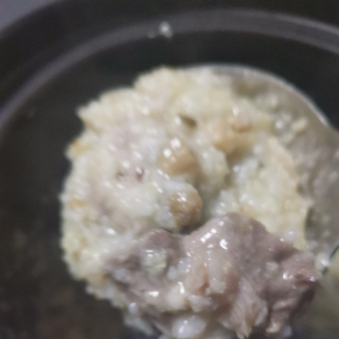 咸骨菜干粥