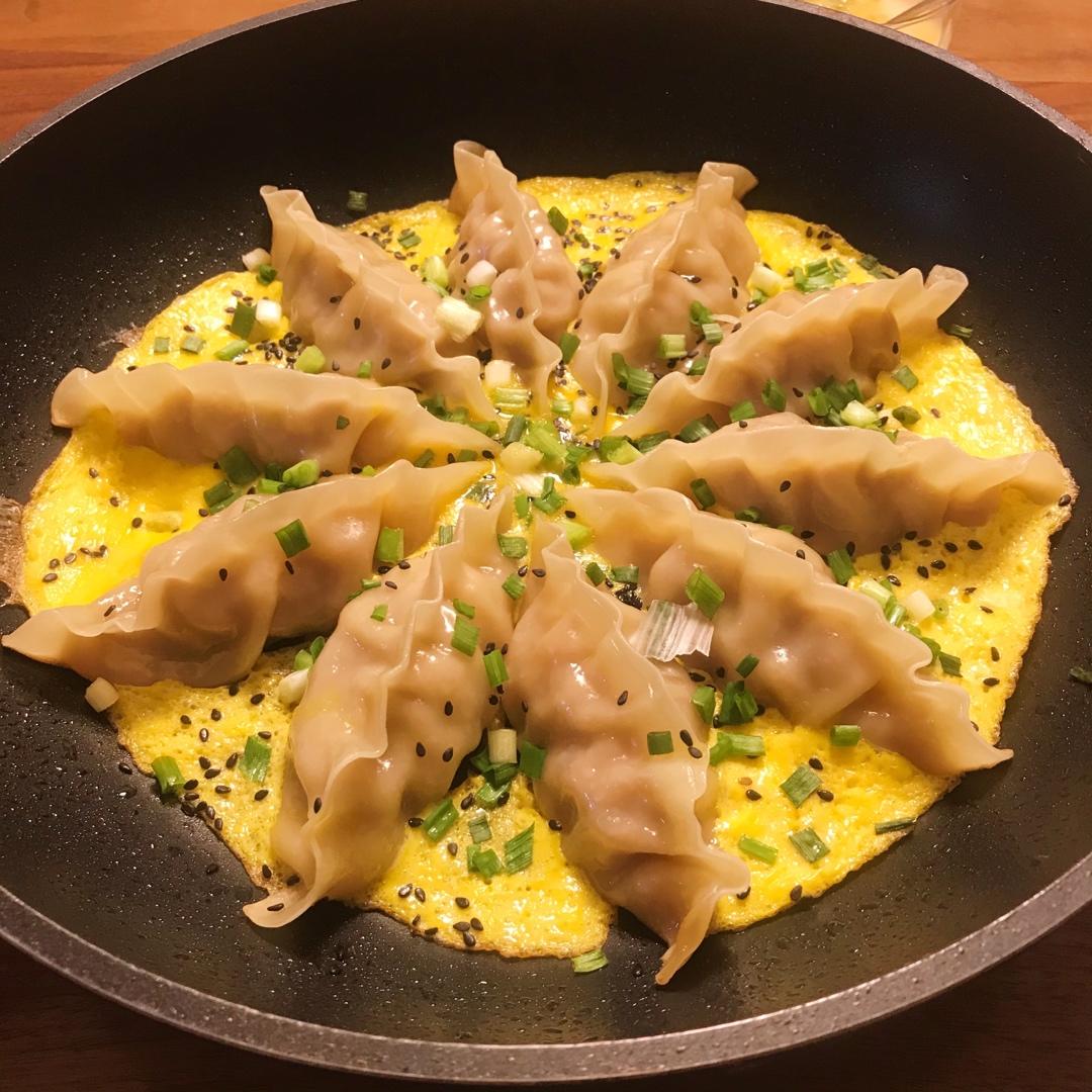 懒人快手抱蛋煎饺