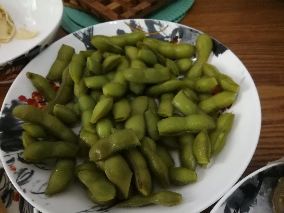 冰镇香糟毛豆