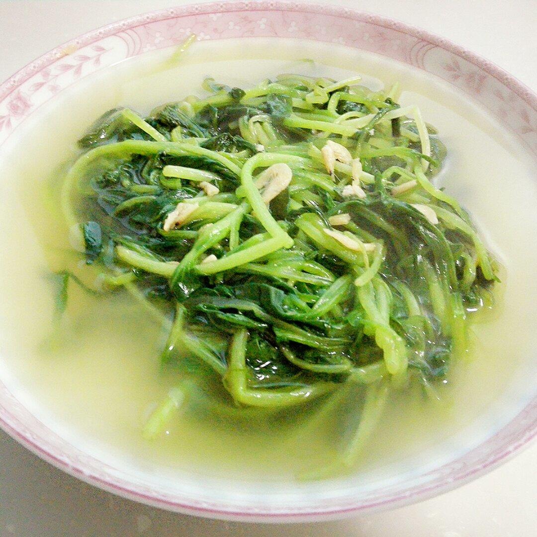 上汤鸡毛菜