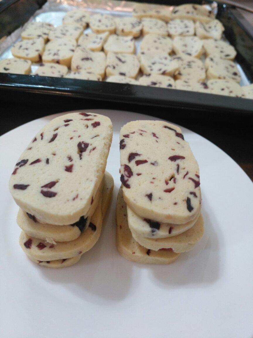 低糖少油版蔓越莓饼干