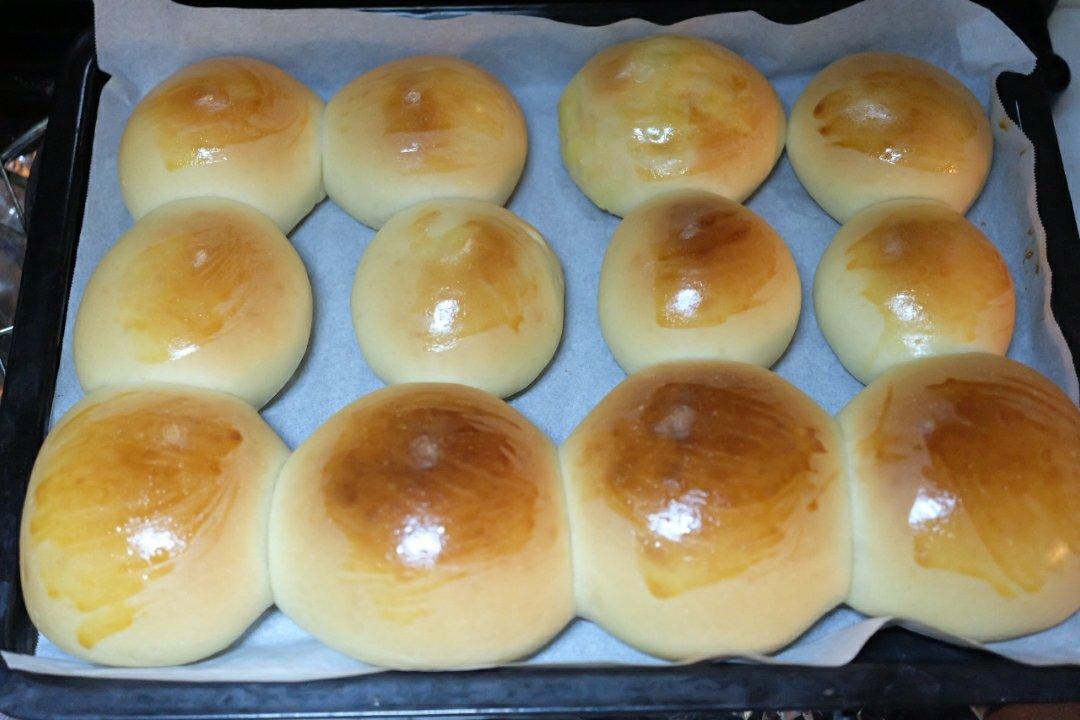 奶黄小餐包-一次发酵超好吃（附快手奶黄馅制作方法）