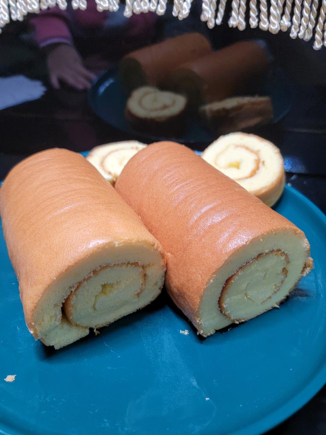 基础原味蛋糕卷