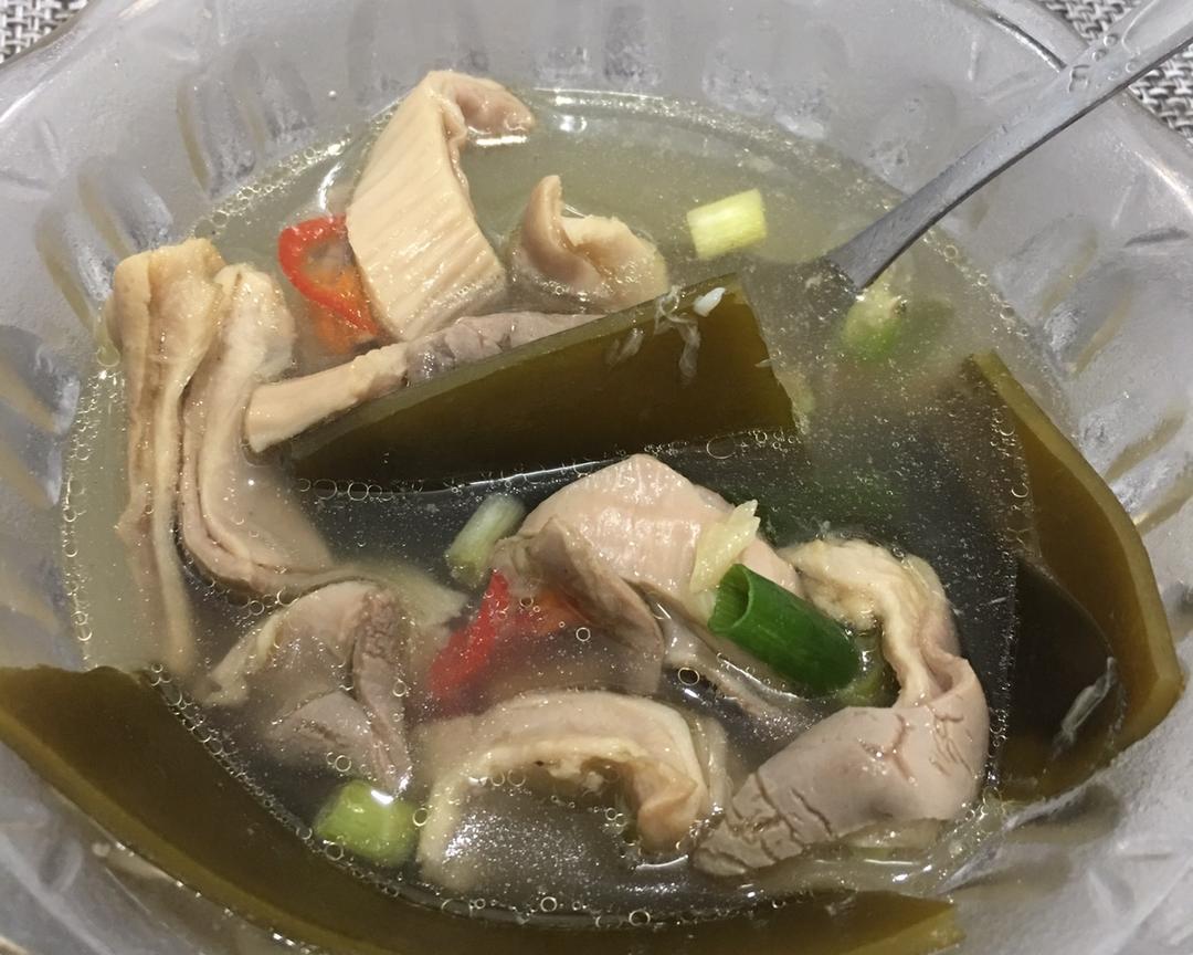 猪肚海带汤（汤香，无异味）