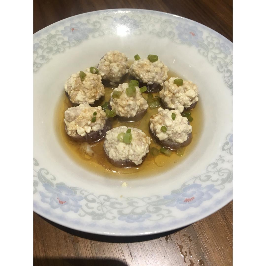 【快手辅食】肉末豆腐蒸茄子（8m+）