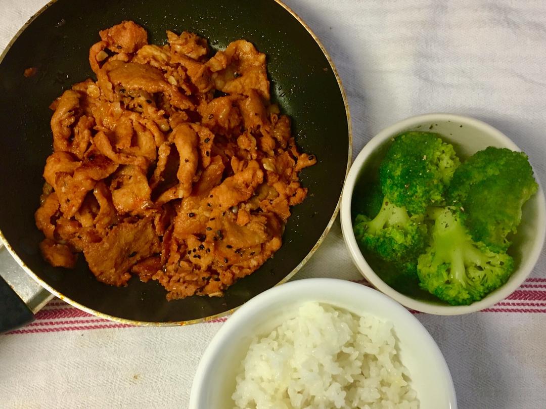 韩式辣炒猪肉（拌饭）