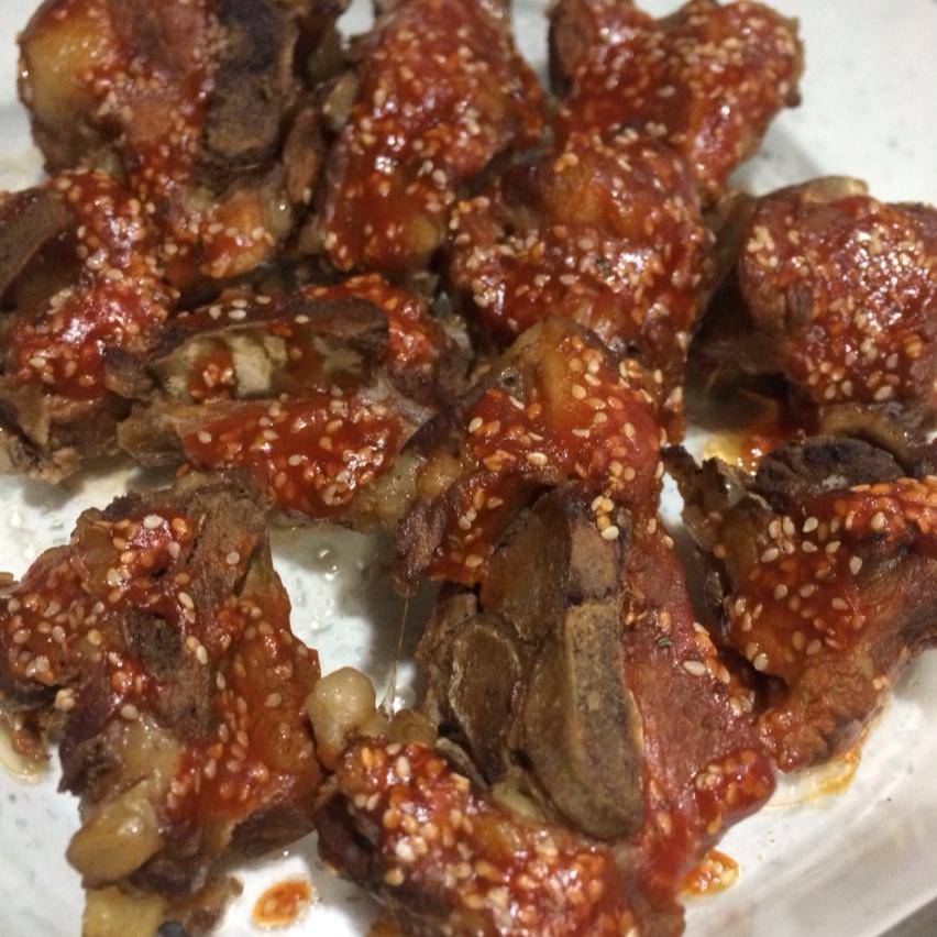 孜然烤寸骨