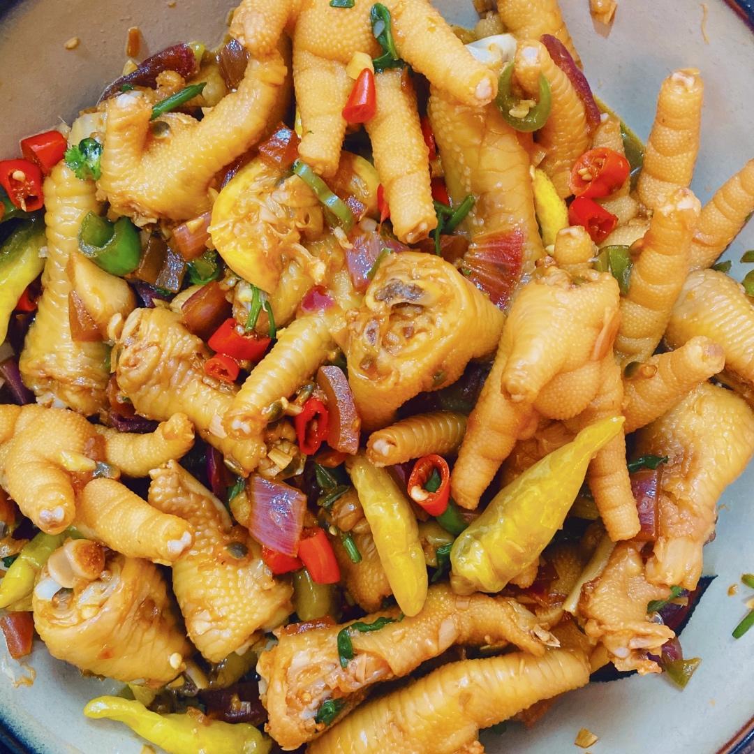 网红鸡爪—百香果柠檬泡椒鸡爪