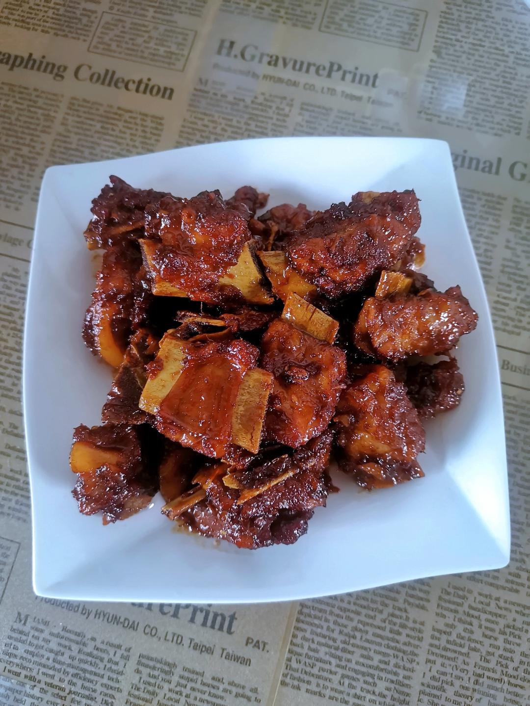 糖醋排骨/糖醋小排（不放油）（12345口诀做出正宗上海本帮）