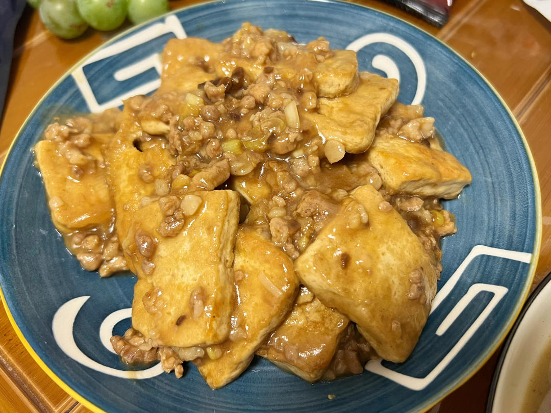 红烧肉沫豆腐｜超下饭