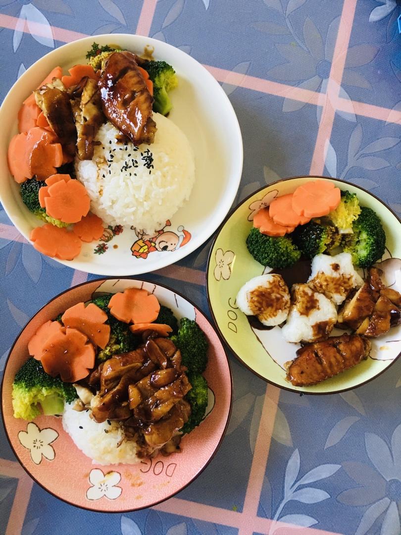 照烧鸡腿饭