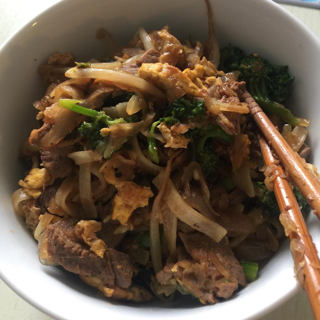 自制中华名小吃——粤式干炒牛河