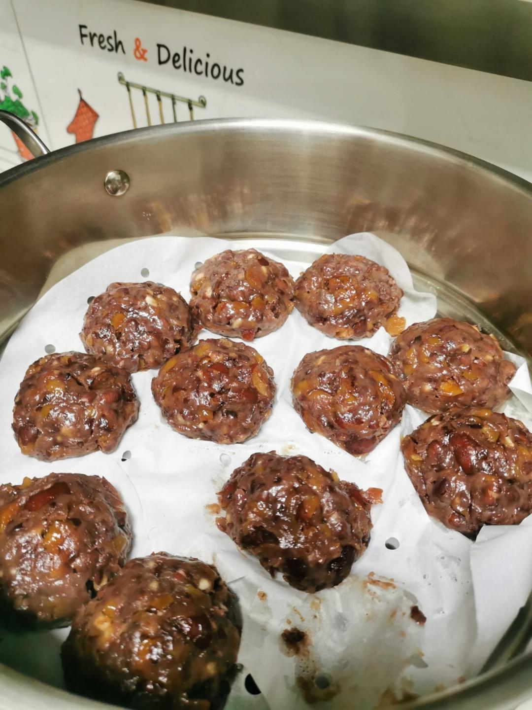 红豆枣子糯米团