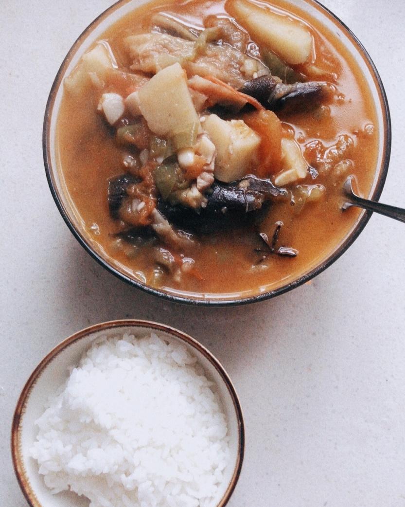 土豆炖茄子