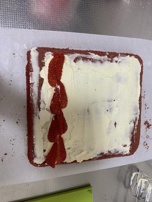 红丝绒蛋糕卷（红曲粉版）的做法 步骤22