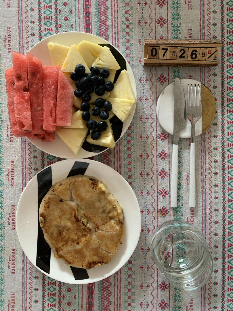 奶香芝士紫薯饼