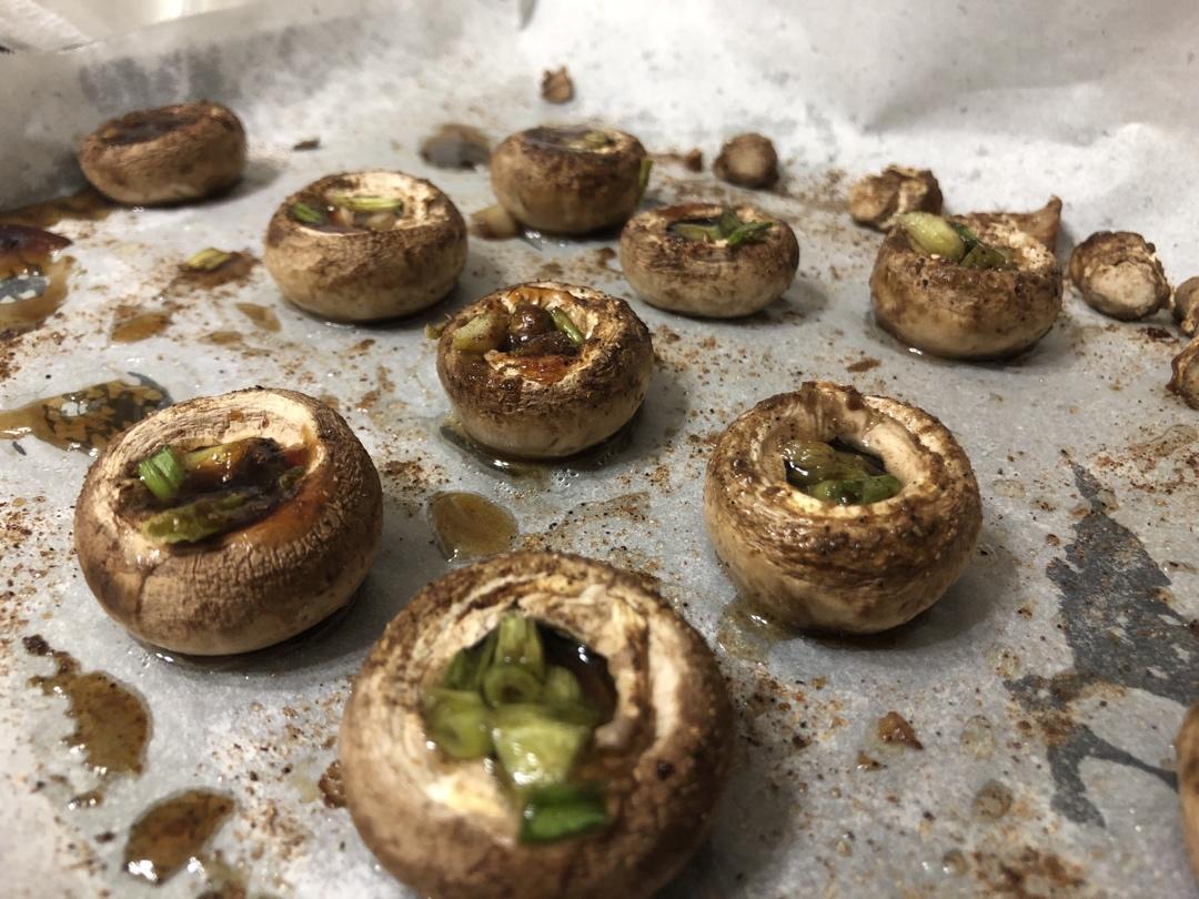 joy是吃货做的烤口蘑(烤箱)(减肥食品)