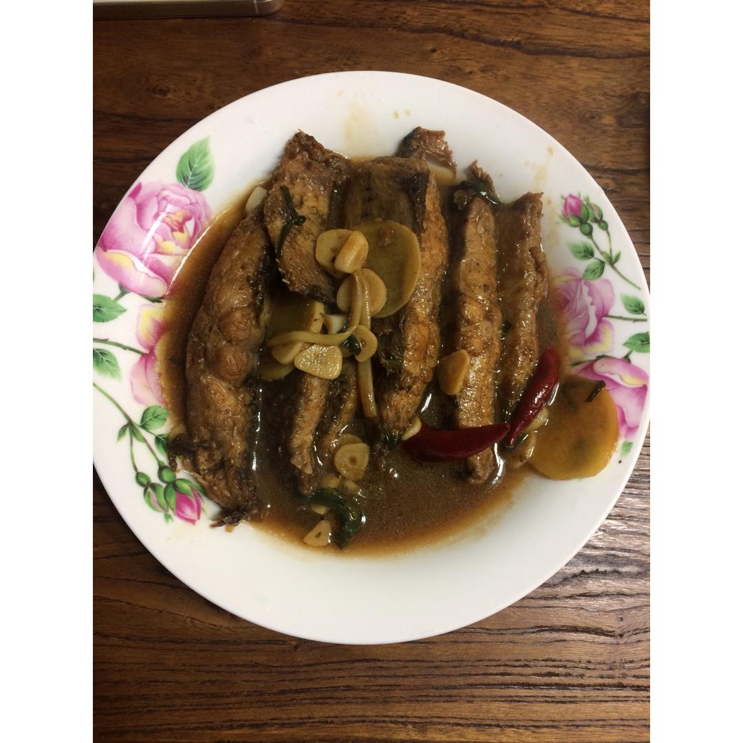 红烧比目鱼