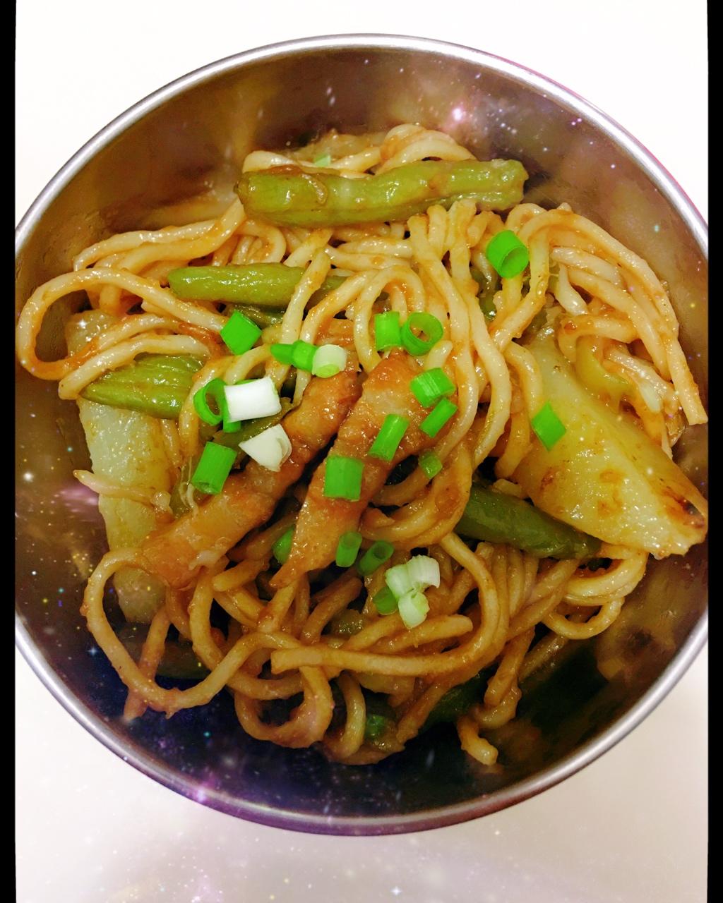 豆角焖面
