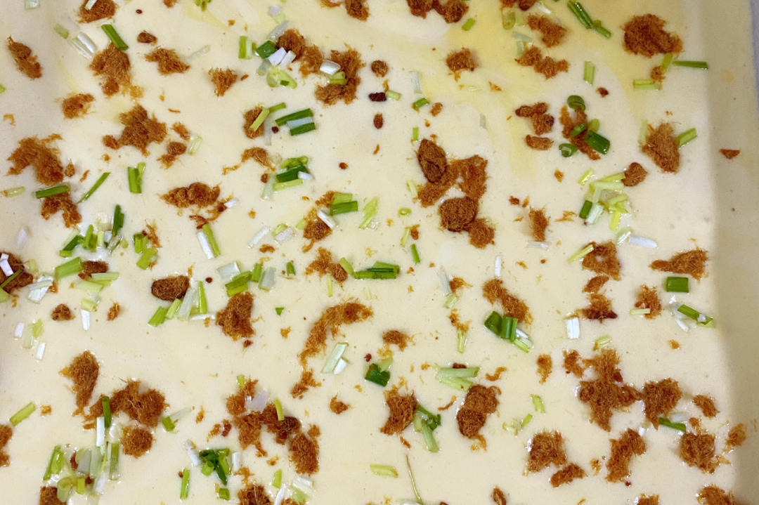 香葱肉松蛋糕卷