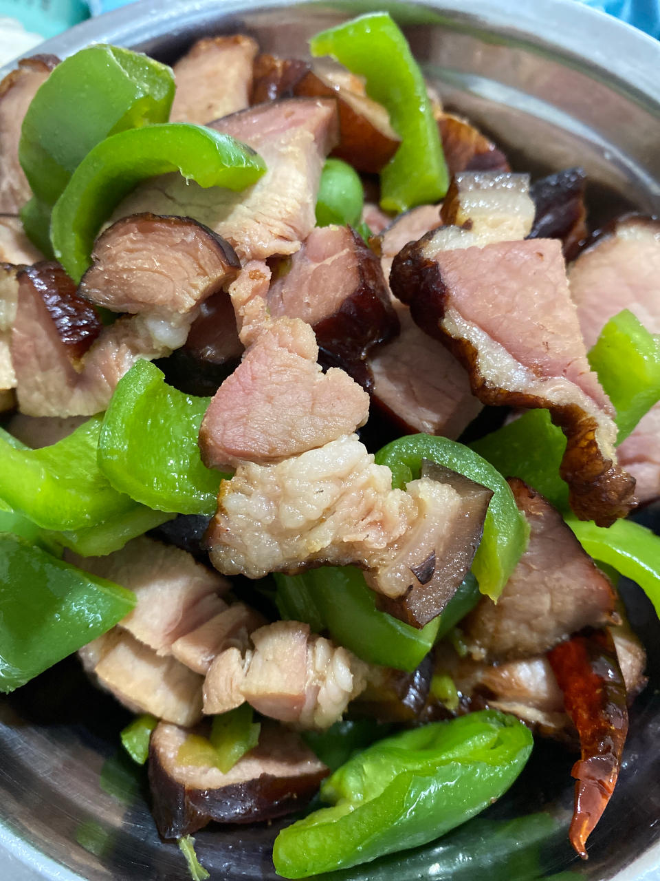 青椒腊肉