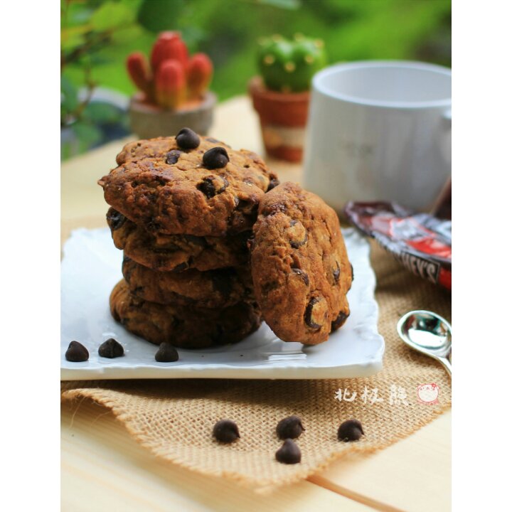 香草海盐巧克力大曲奇