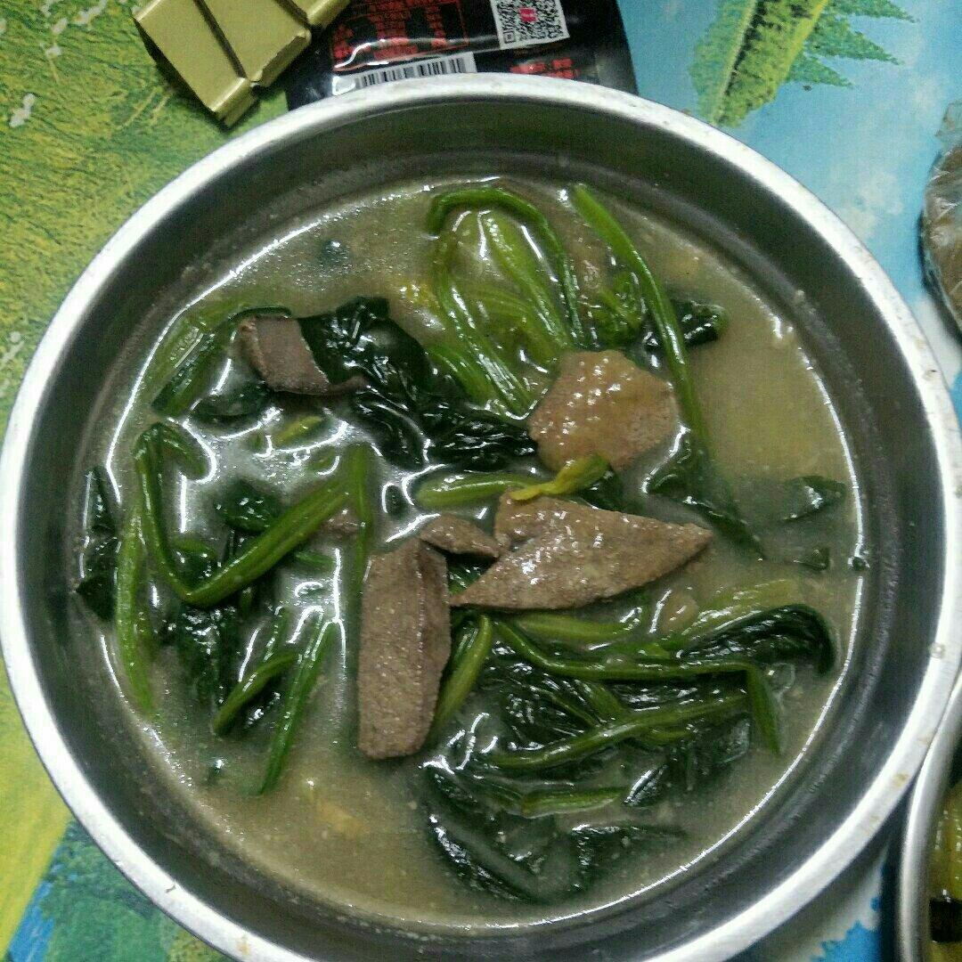 菠菜猪肝汤