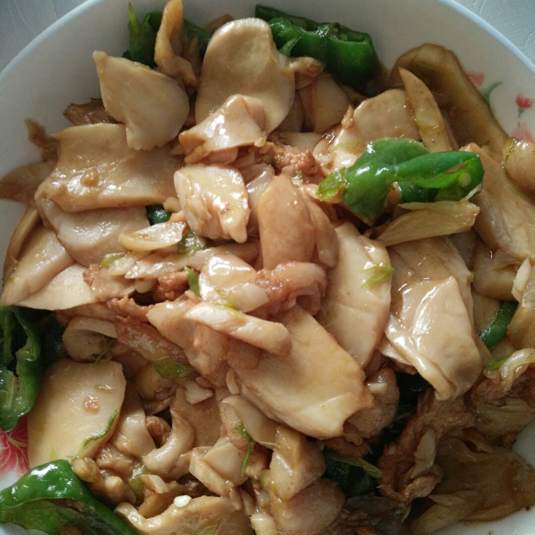 肉炒杏鲍菇