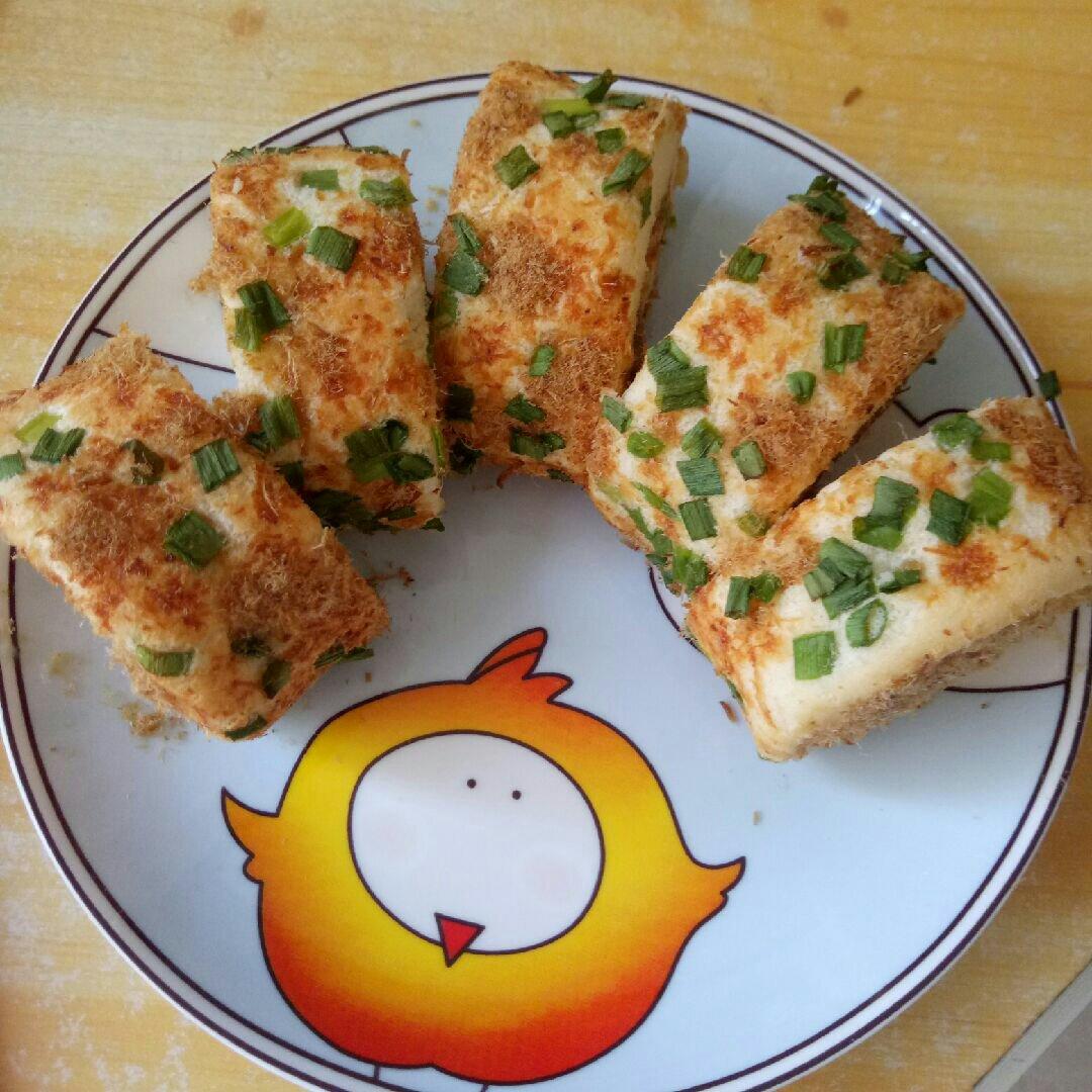 香葱肉松肥蛋糕卷～