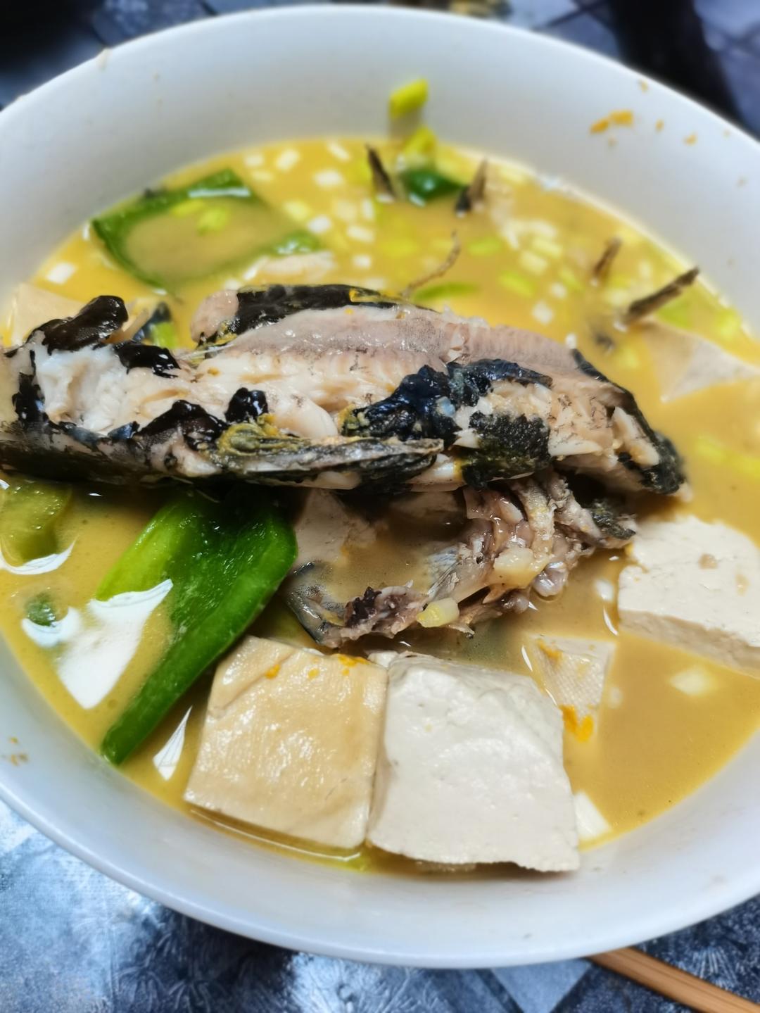 黄刺鱼炖豆腐