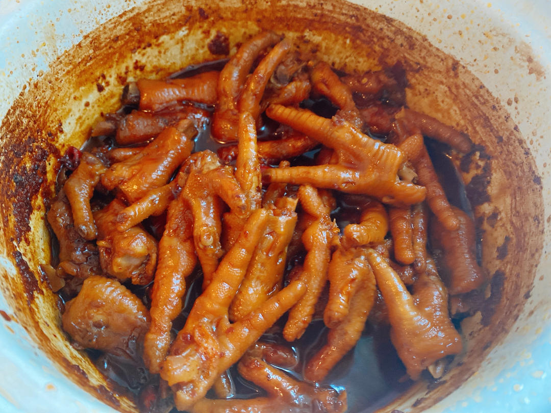 香辣烧鸡爪