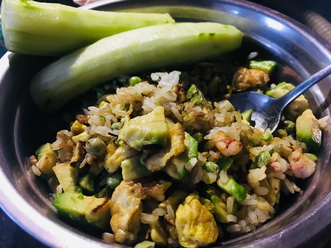 牛油果炒饭