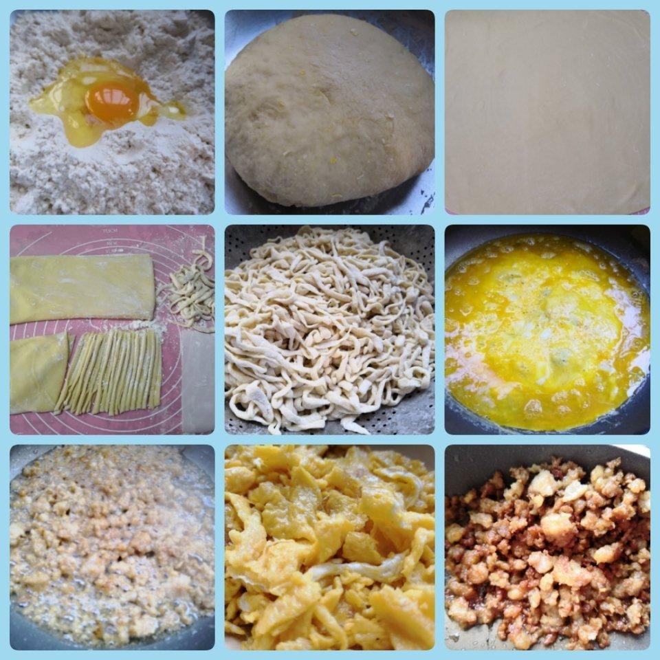 快手纯手工擀面条