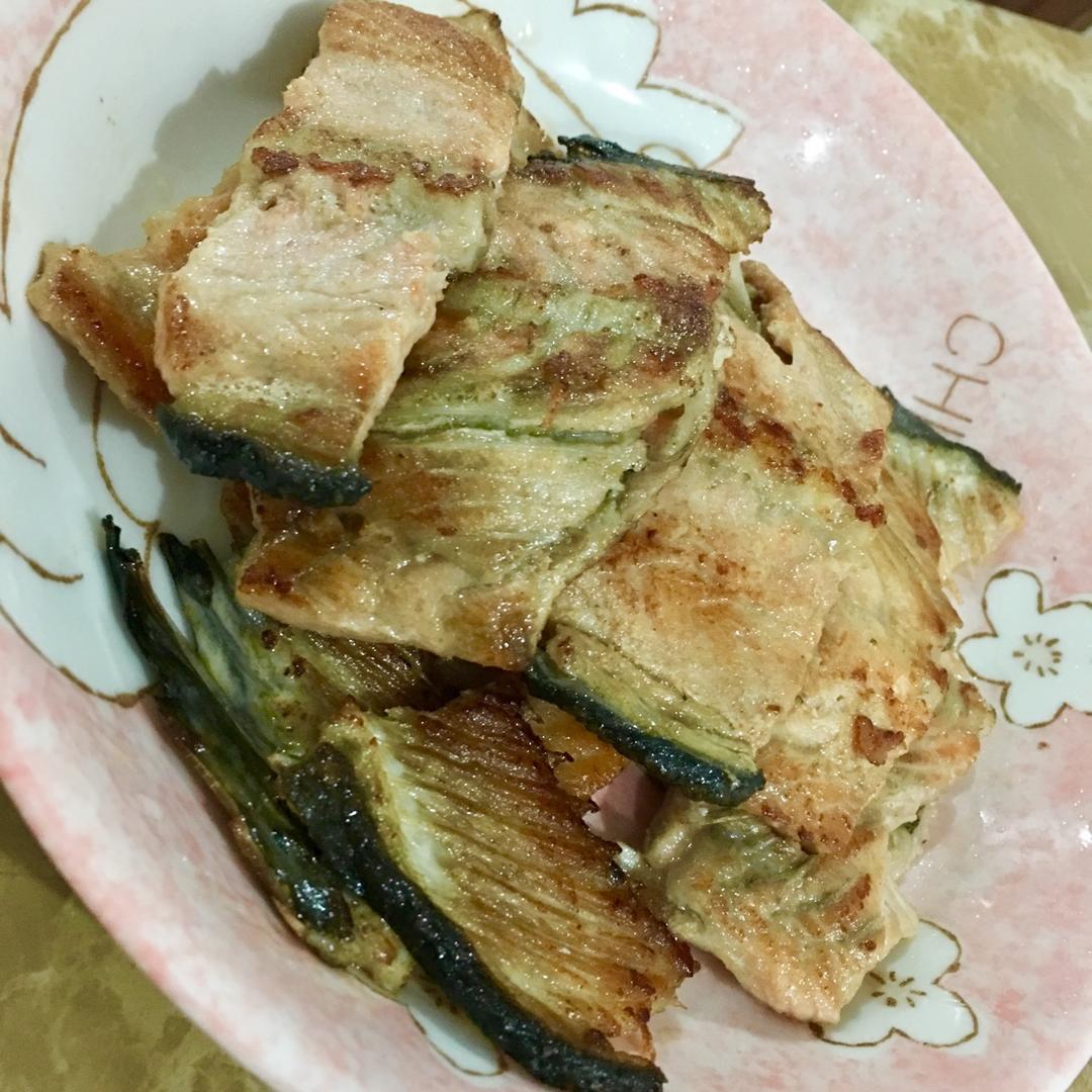 香煎三文鱼骨