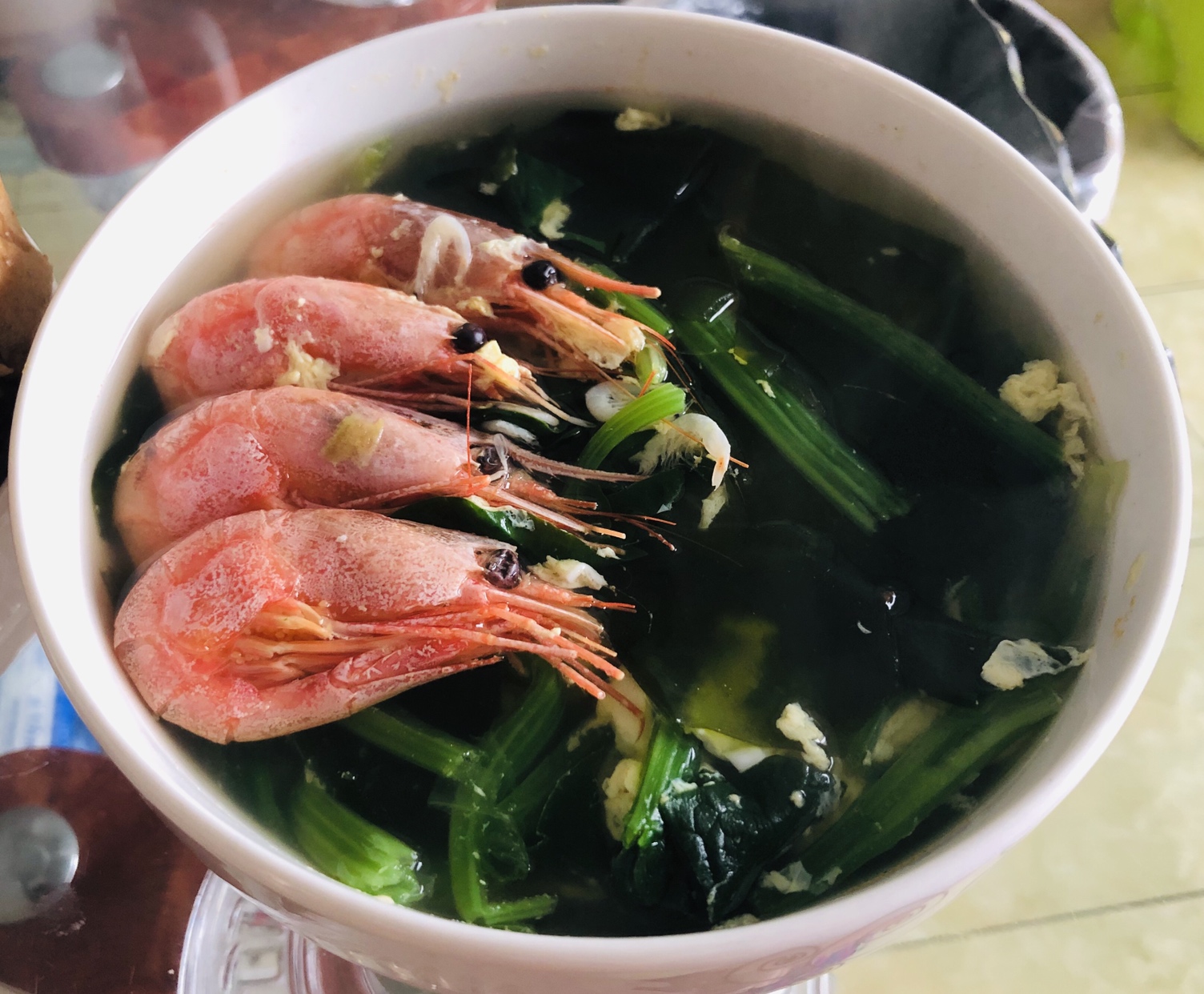 菠菜海鲜汤的做法