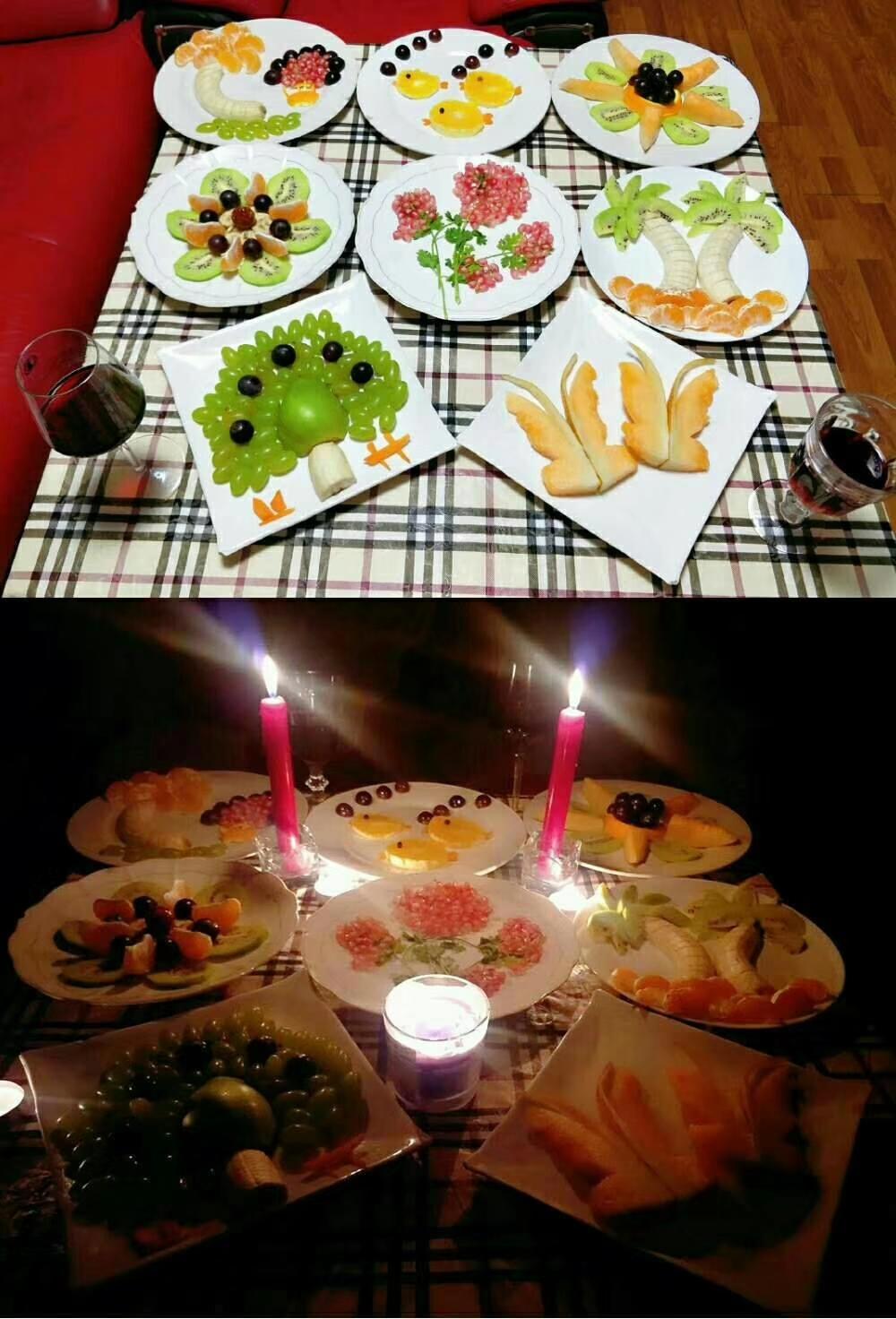 情人节烛光晚餐