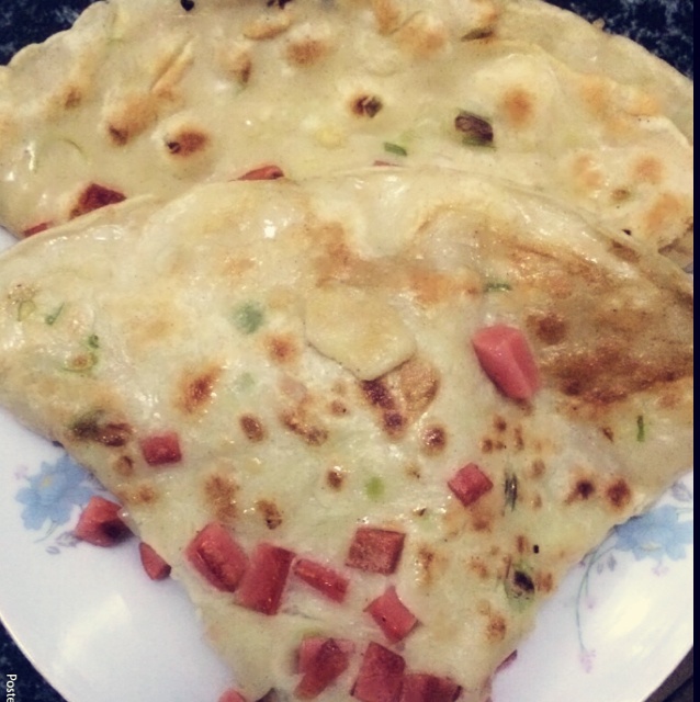 火腿鸡蛋饼