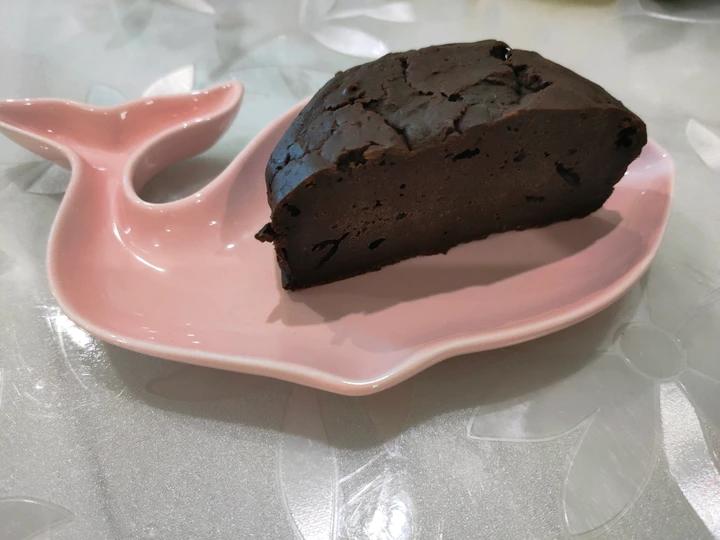 空气炸锅—布朗尼蛋糕（可可粉消耗+淡奶油）
