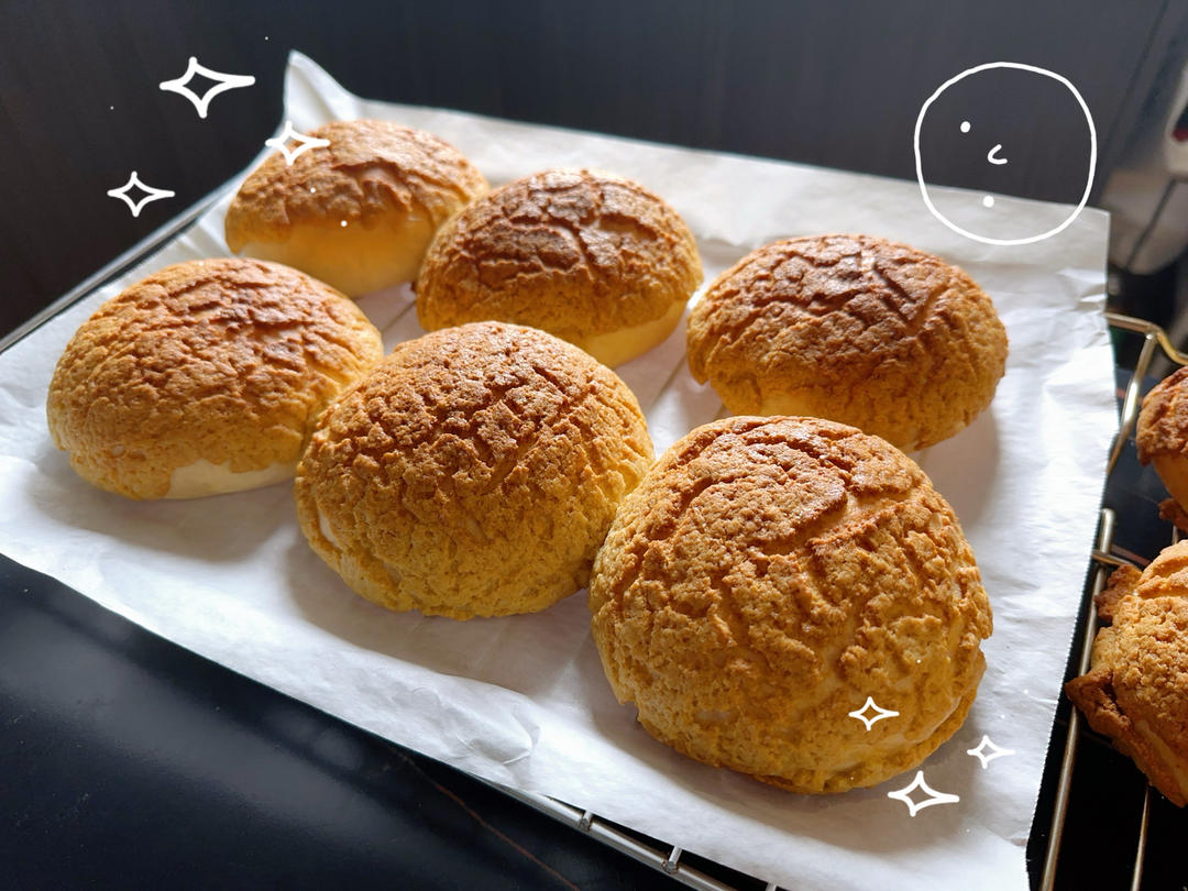 冷了依然酥香的菠萝包