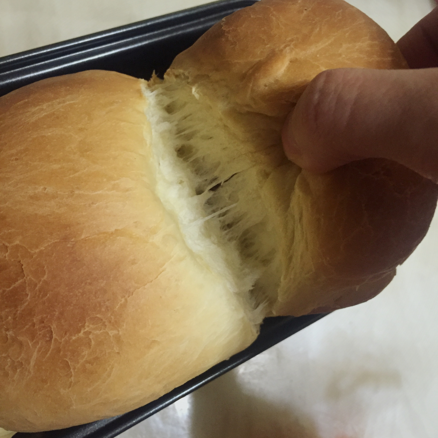 夺命软吐司(๑´ڡ`๑)超软拉丝极速方便的一次发酵吐司