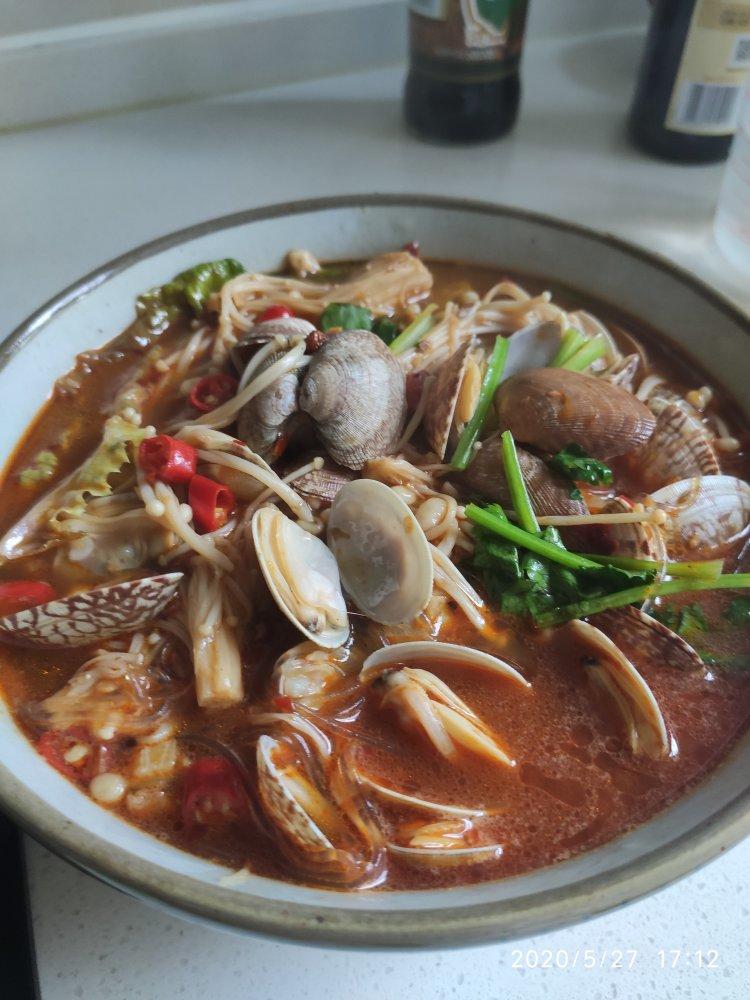 ㊙️自制花甲粉丝煲比外卖还好吃