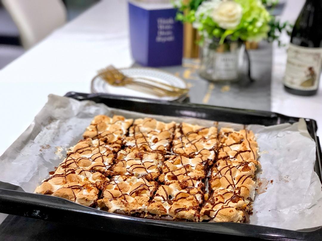 棉花糖布朗尼 Marshmallow Brownies