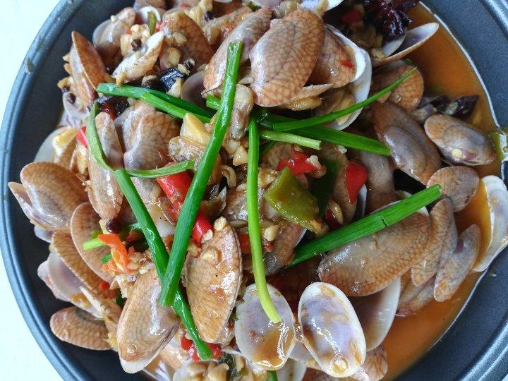 香辣炒花甲