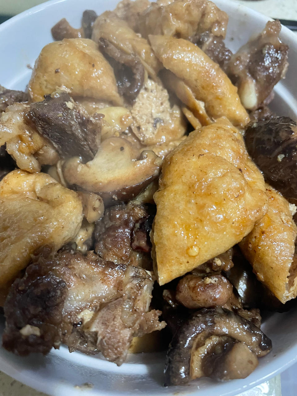 油豆腐红烧排骨