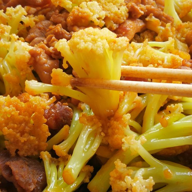 人间有味是清欢之菜花炒肉