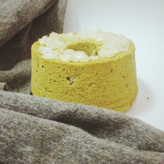 微苦轻润抹茶柚子戚风（17cm中空模）