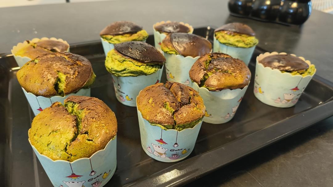 流心抹茶巴斯克芝士蛋糕