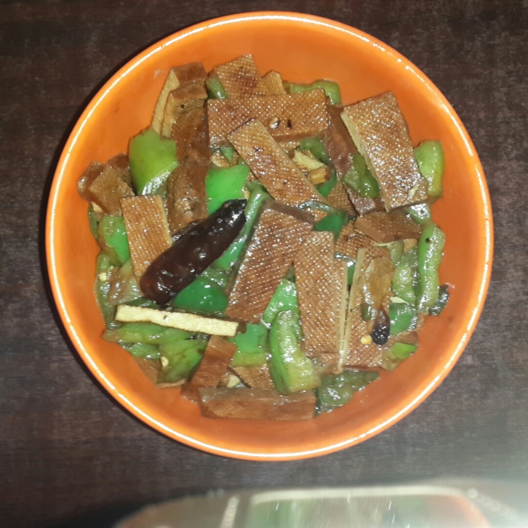 青椒炒豆腐干