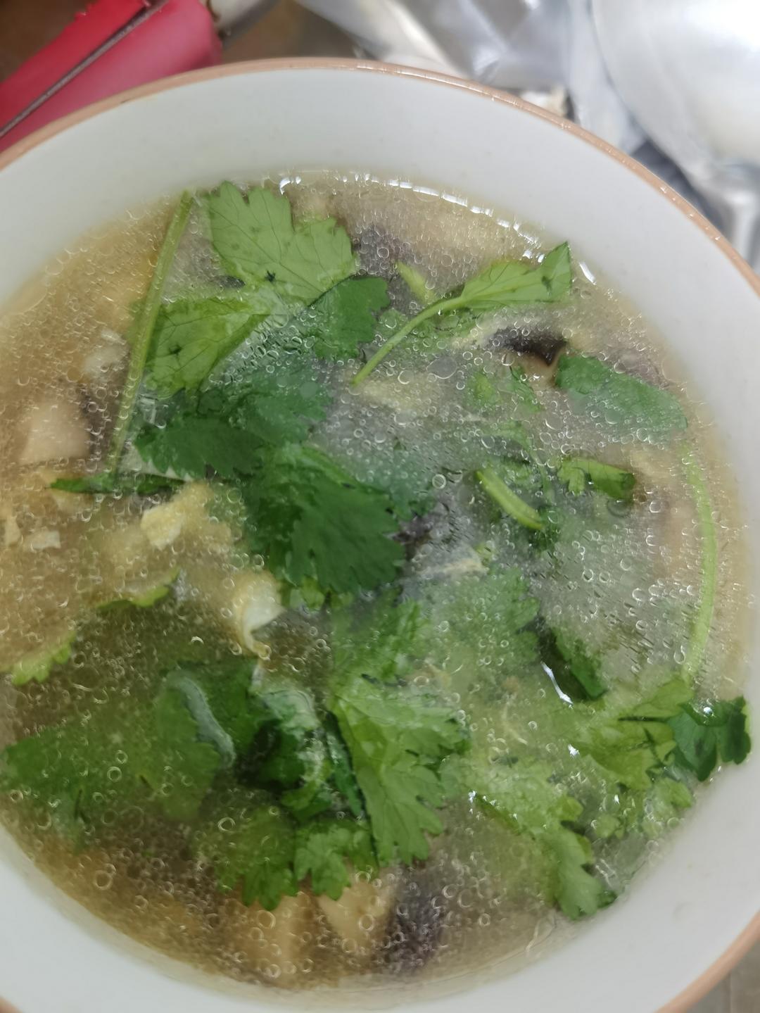 香菇鸡蛋汤